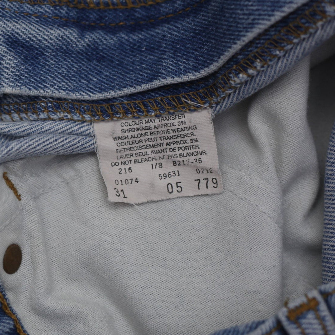 Vintage Ladies Levis 631 Orange Tab Denim Shorts | Migration_Shorts UAENAT20 - Back View | Fashion Rerun