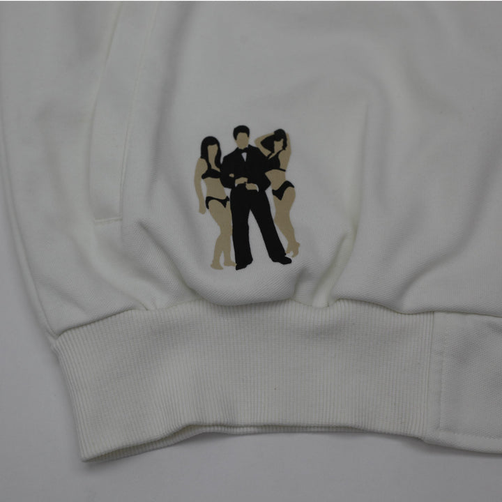 Mens Adidas St. Tropez Track Jacket White Full Zip Retro