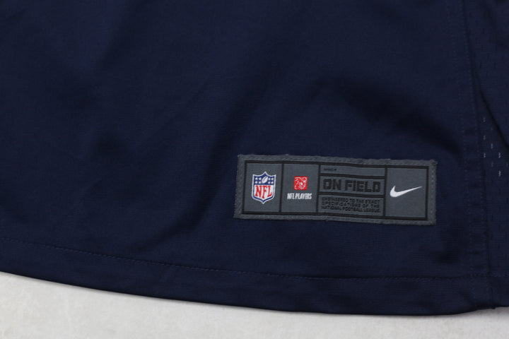 Ladies Nike Mac Jones Navy New England Patriots Player Jersey