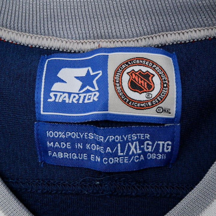 Vintage Youth Boys Starter New York Rangers Lady Liberty NHL Hockey Jersey | Migration_Jersey - Back View | Fashion Rerun