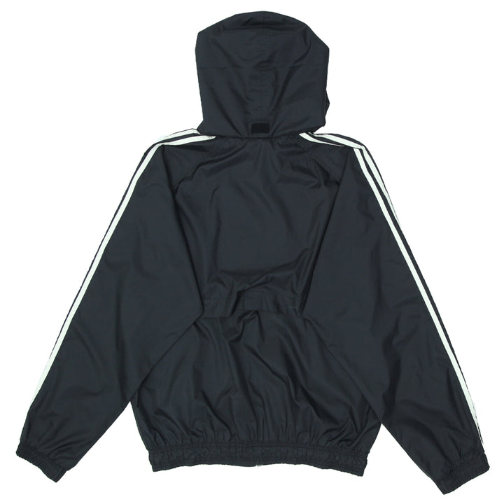 Vintage Adidas Embroidered Nylon Windbreaker Hooded Jacket M - Fashion Rerun Vintage Migration_Jacket