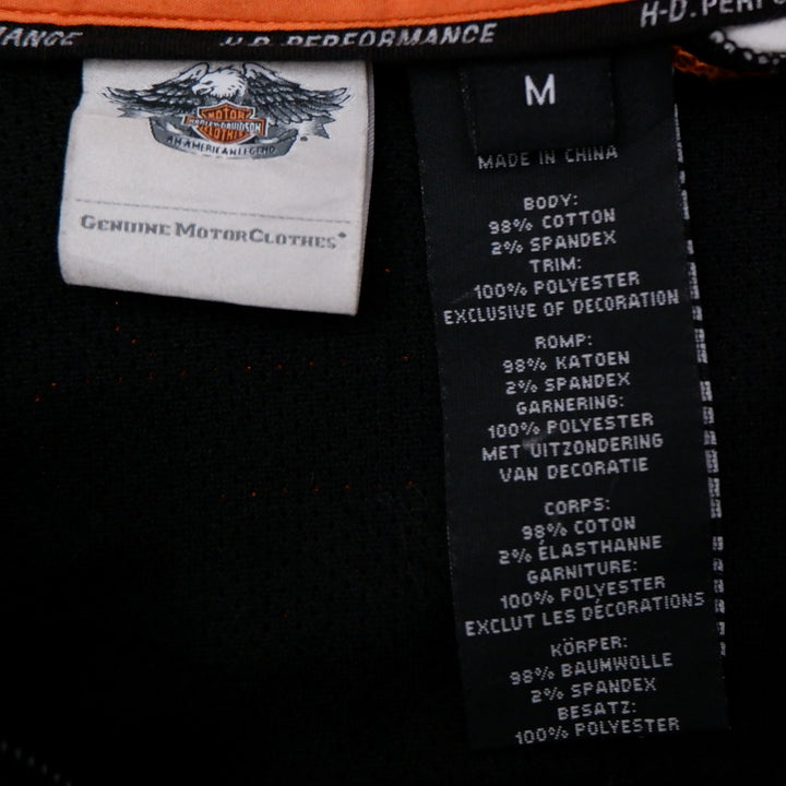 Ladies Embroidered Harley Davidson Full Zip Blouse