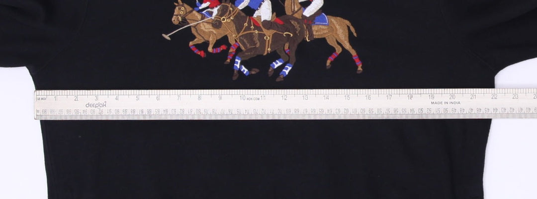 Polo Ralph Lauren Embroidered Logo Hoodie Size M