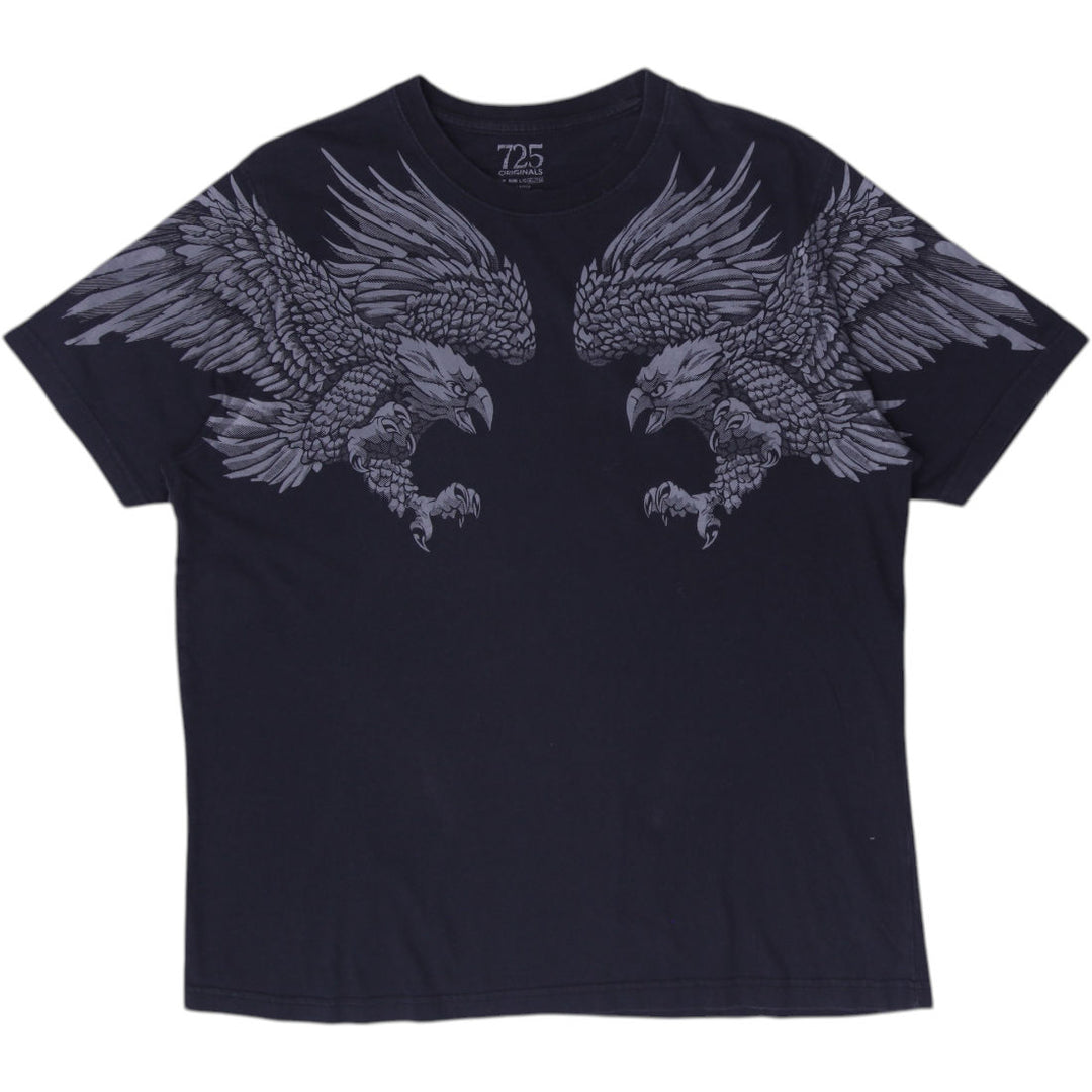 Mens 725 Originals Twin Eagle Graphic T-Shirt Size XL