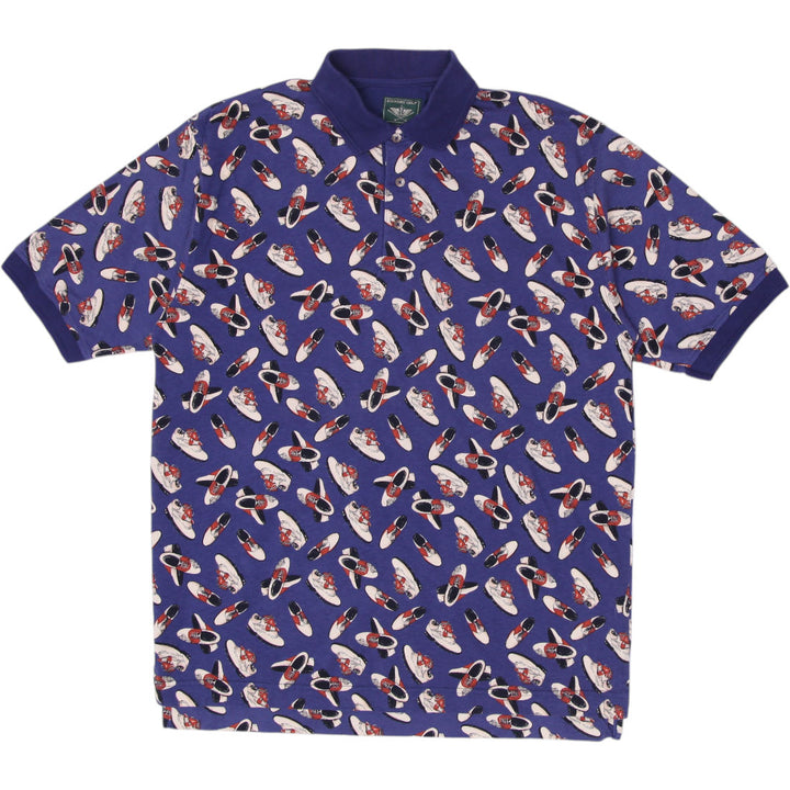 Mens Dockers Golf Graphic Short Sleeve Polo Shirt Size L
