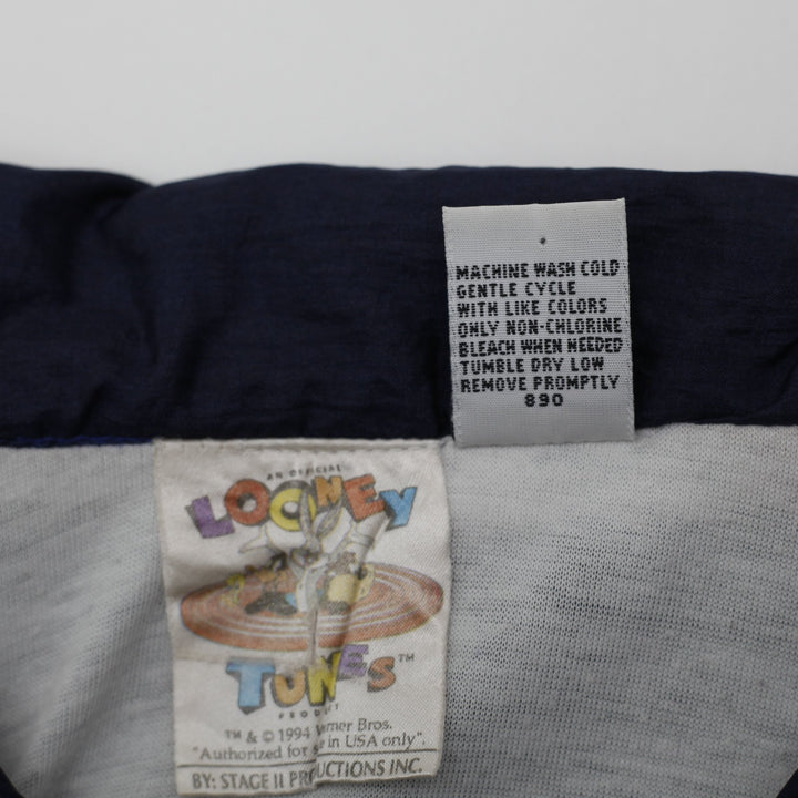 Vintage 1994 Looney Tunes Cartoon Graphic Windbreaker Jacket Size M