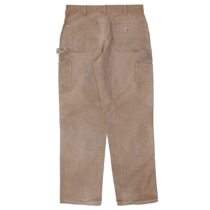 Mens B01 BRN Loose Original Fit Double Knee Carhartt Pants
