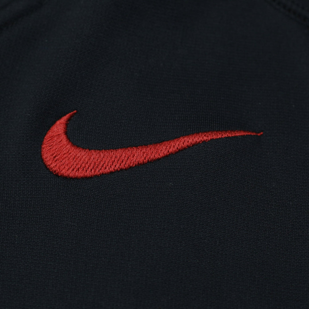 Mens Nike Therma-Fit Black Red Pullover Hoodie Size M