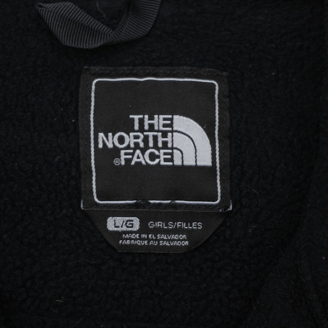 Youth Girls The North Face Denali Black Fleece Jacket Full Zip Size L