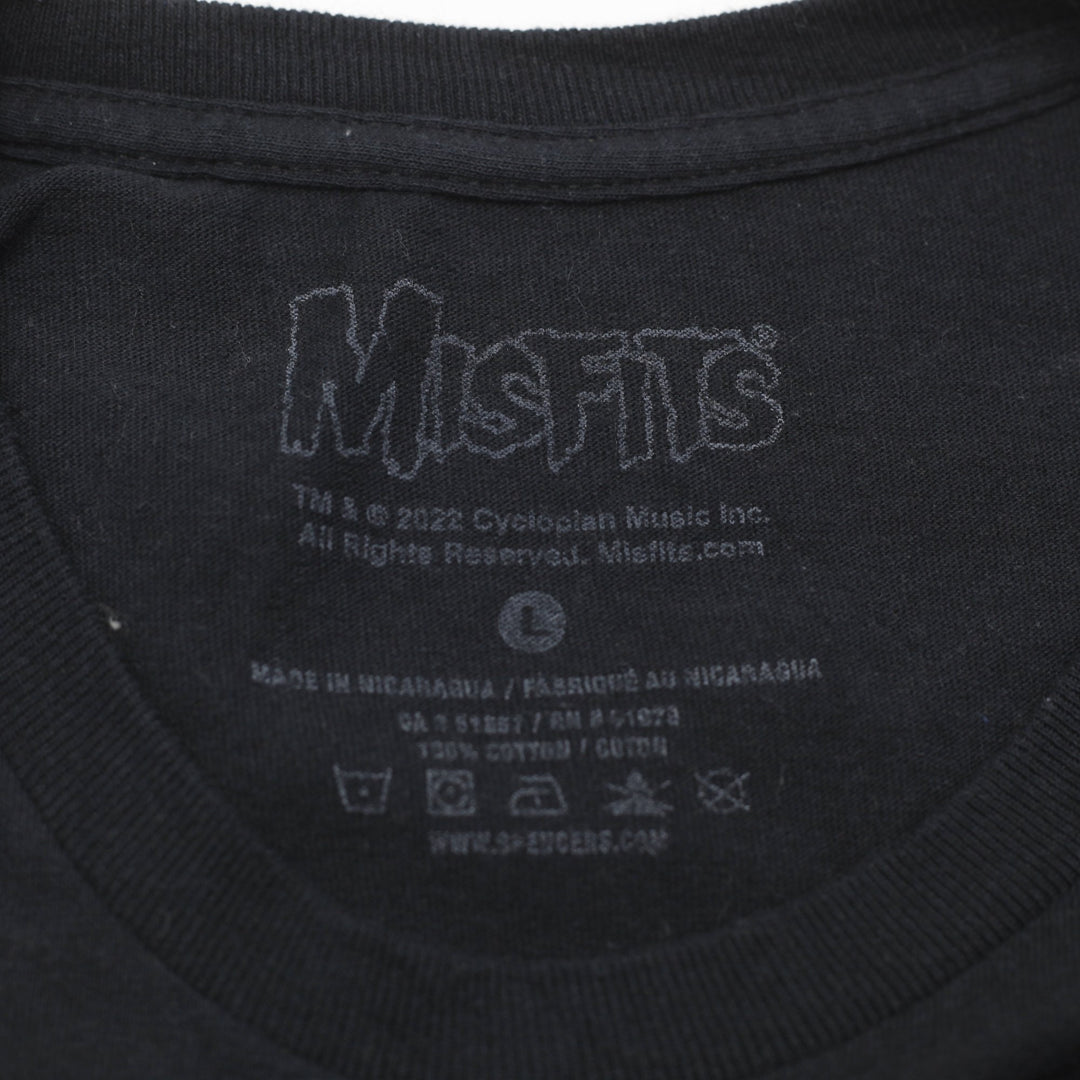 Mens Misfits Earth AD Graphic Band T-Shirt Size L