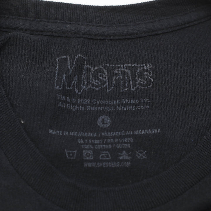 Mens Misfits Earth AD Graphic Band T-Shirt Size L