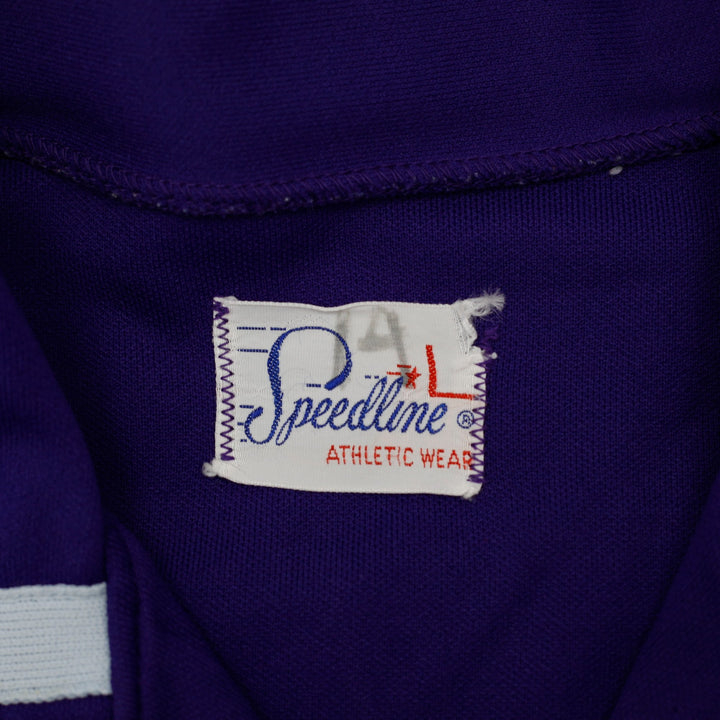 Vintage Speedline Purple Bowling PIONEER Snap Button Large Jersey | Migration_Jerseys - Back View | Fashion Rerun