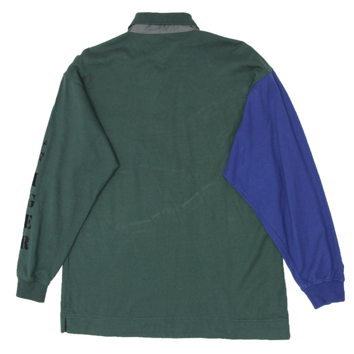 Vintage Tommy Outdoors Hilfiger Long Sleeve Rugby Shirt | Migration_T-Shirts UAENAT40 - Side View | Fashion Rerun