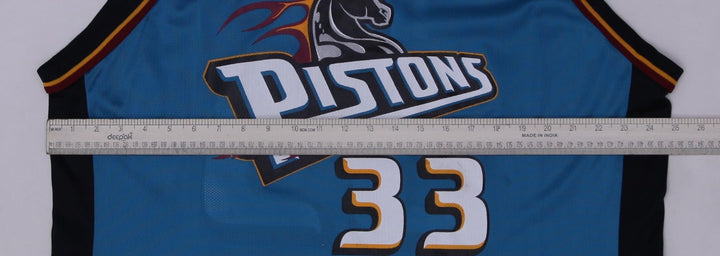 Vintage 90s Champion Pistons Hill Wallace Lions Jersey Made in USA Size 52 | Migration_Jerseys - View 15 | Fashion Rerun
