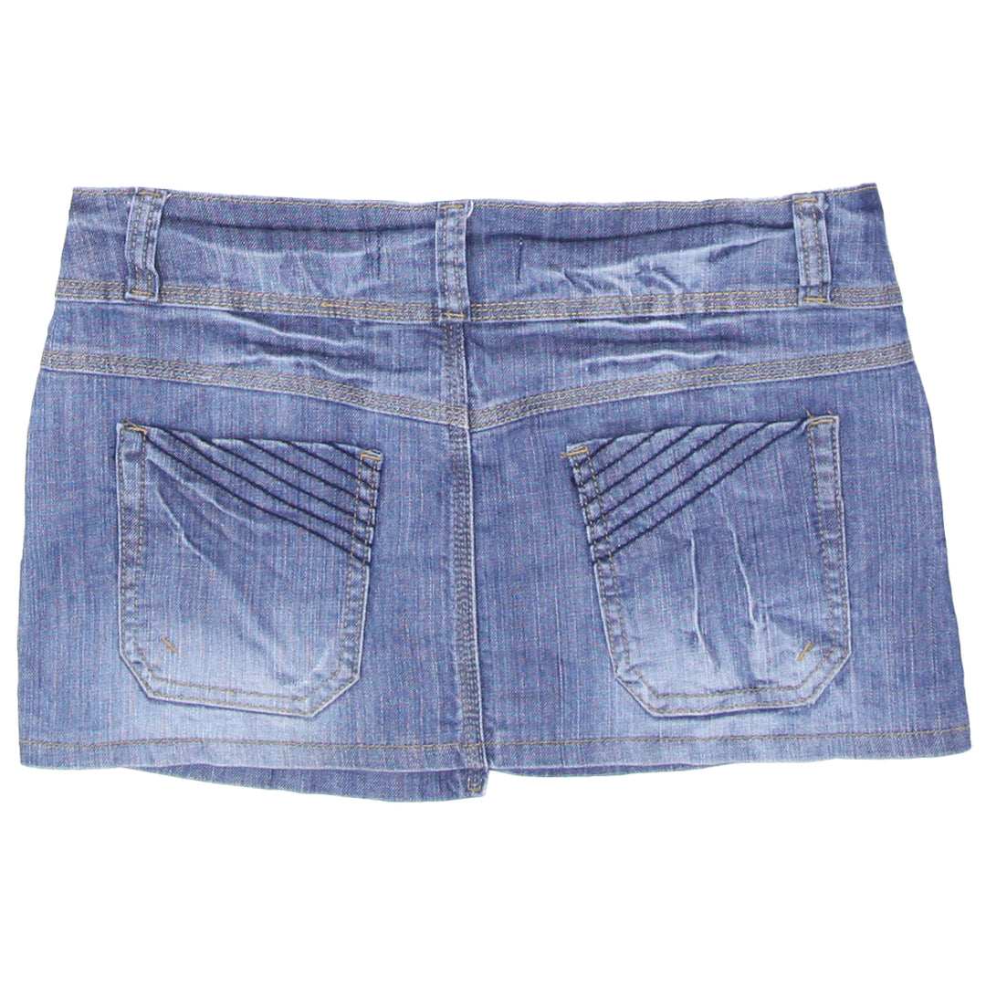 Ladies Costa Blanca Micro Mini Denim Skirt