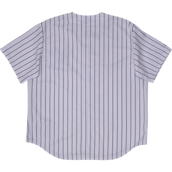 Mens Majestic New York Yankees Baseball Jersey Size XXL | Migration_Jerseys - Side View | Fashion Rerun