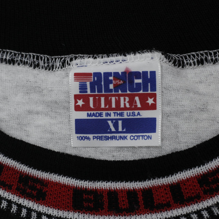 Vintage Trench Ultra T-Shirt Gray Chicago Bulls Graphic Made In USA XL | Migration_T-Shirt - Back View | Fashion Rerun