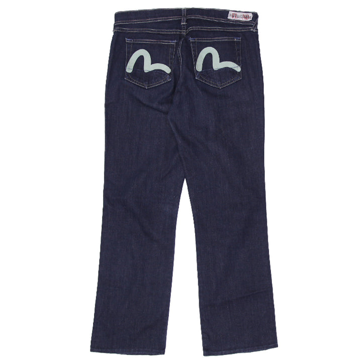 Y2K Mens Evisu Puma Straight Leg  Altered Jeans