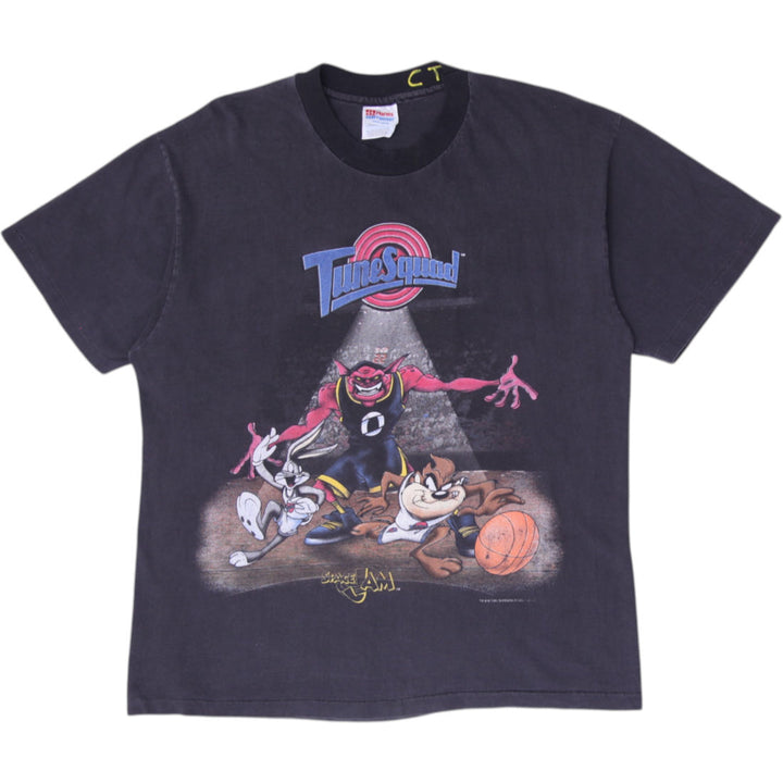 Vintage 90s Space Jam Bugs Bunny, Taz & Monstar Graphic T-Shirt Large Hanes