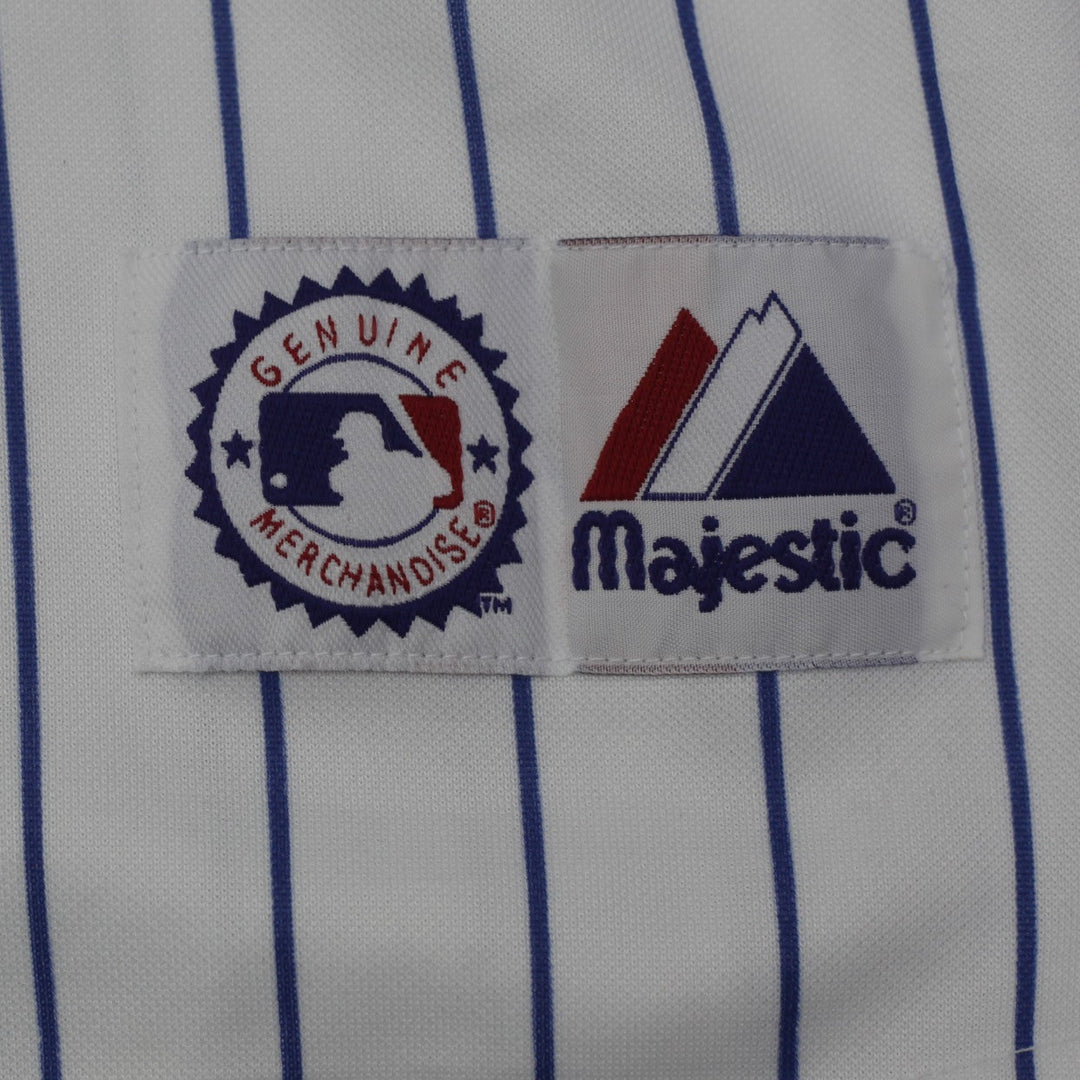 Vintage Chicago Cubs Majestic Pinstripe MLB Genuine Merchandise Jersey
