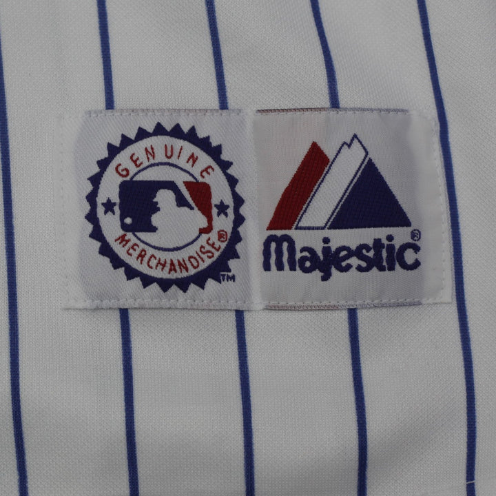 Vintage Chicago Cubs Majestic Pinstripe MLB Genuine Merchandise Jersey