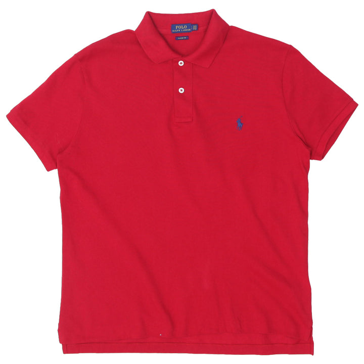 Mens Polo Ralph Lauren Classic Fit Red Polo T-Shirt