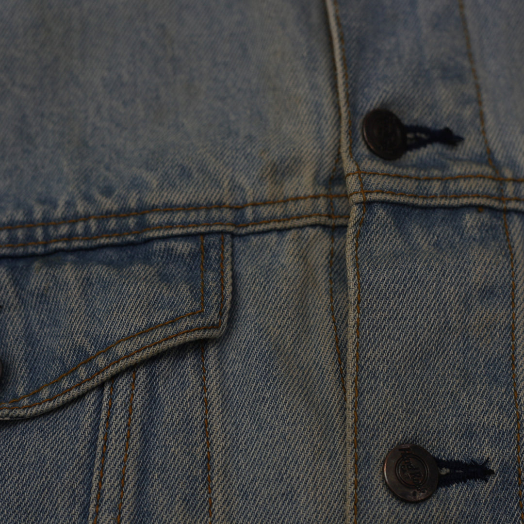 Vintage Hard Rock Café Madrid Embroidered Denim Jacket - Fashion Rerun Vintage Migration_Jacket