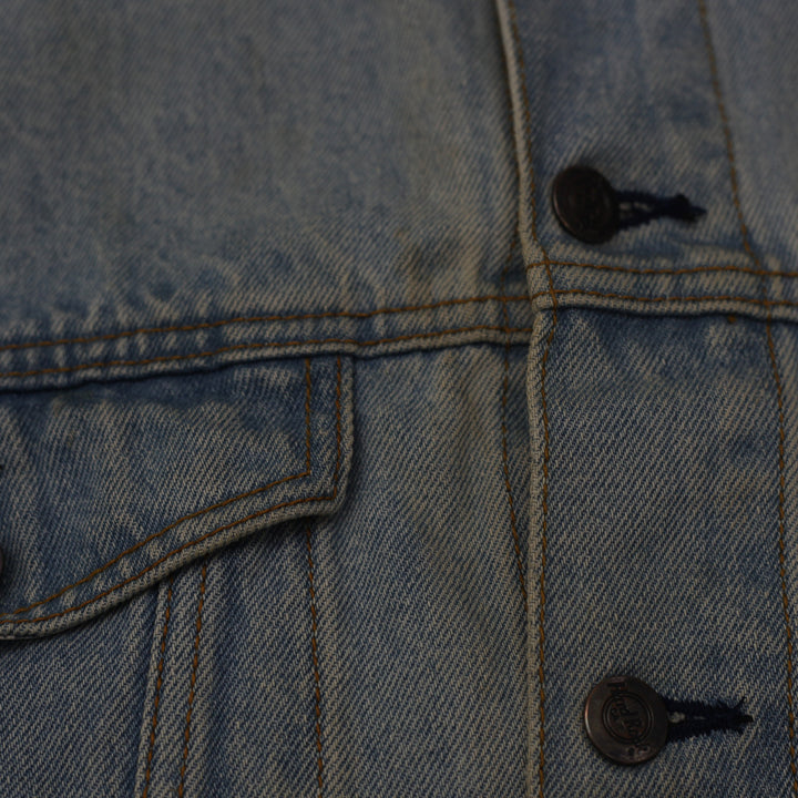 Vintage Hard Rock Café Madrid Embroidered Denim Jacket - Fashion Rerun Vintage Migration_Jacket