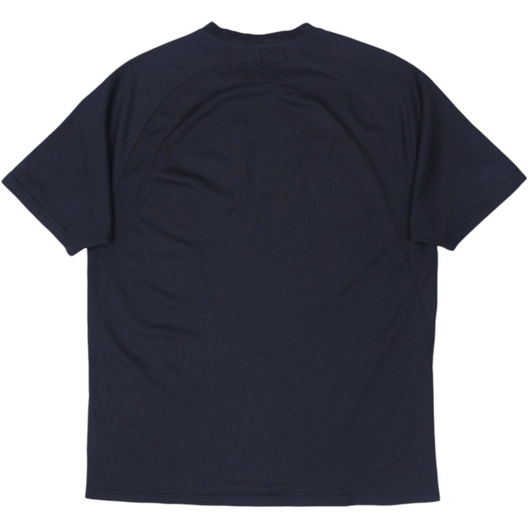 Vintage Embroidered Nike Logo Black T-Shirt