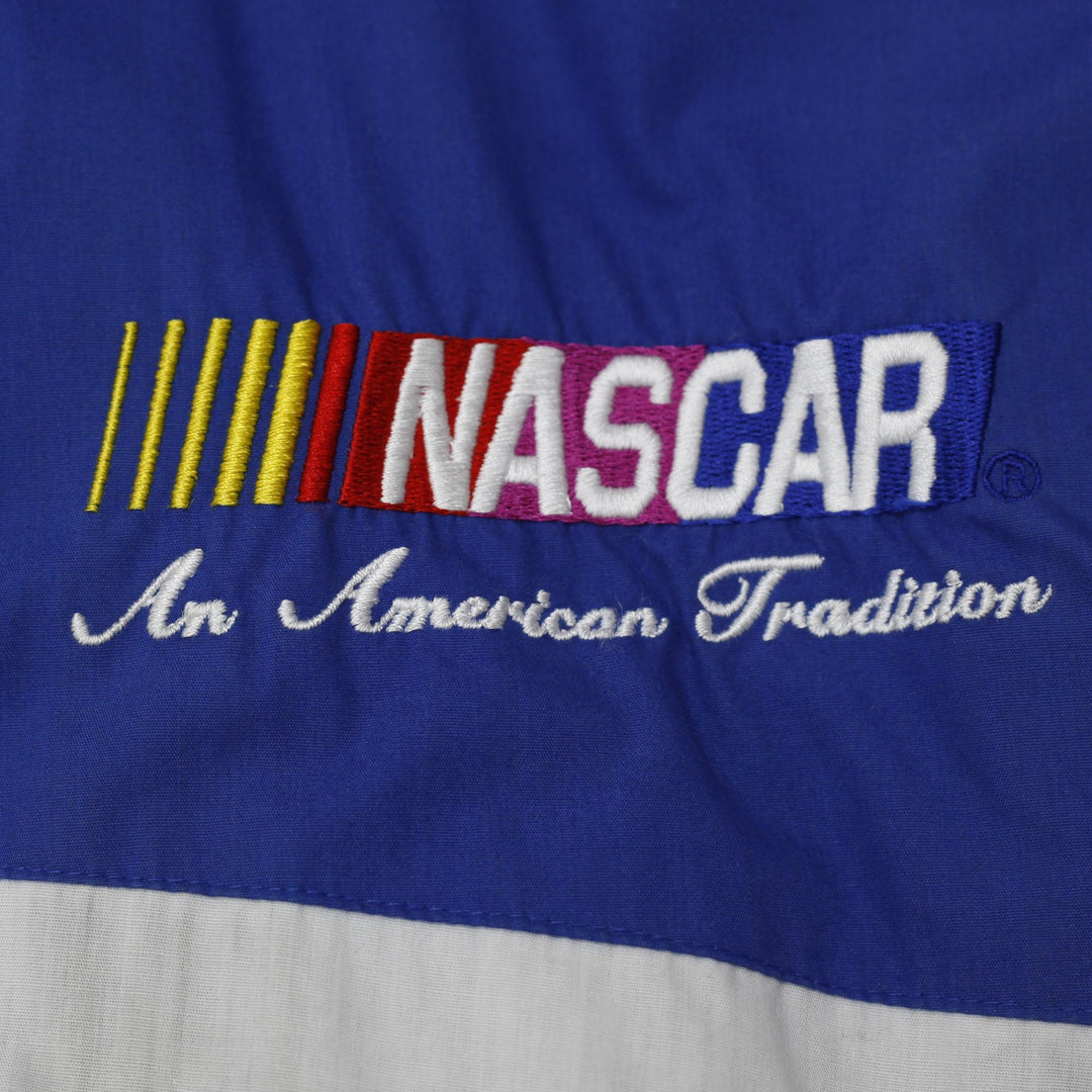 Vintage Chase Authentics NASCAR Racing Zipper Button Lightweight Jacket L | Migration_Jackets - Detail View | Fashion Rerun