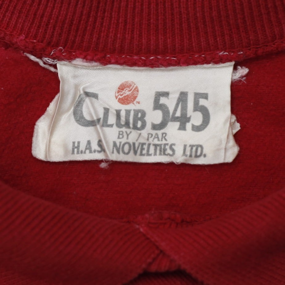 Vintage Mens Club 545 McDonald's Sweatshirt Red Logo Graphic
