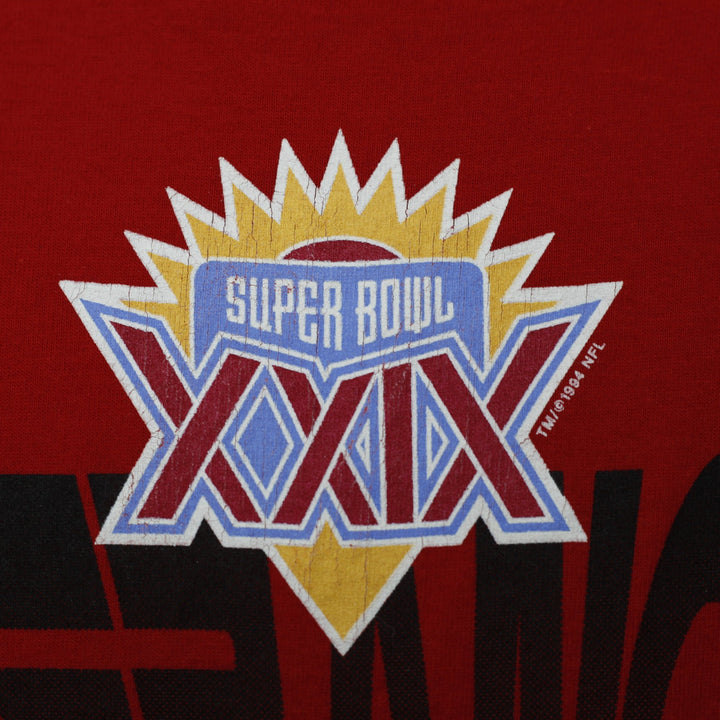 Vintage 1995 San Francisco 49ers Super Bowl XXIX Champions T-Shirt USA XL