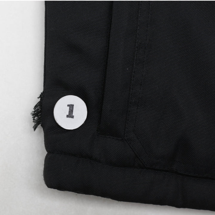 Vintage 90s Mac Tools Collared Work Full Zip Button Black Jacket L | Migration_Jackets - View 6 | Fashion Rerun