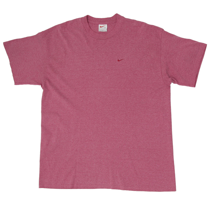 90's Vintage Nike Swoosh Embroidered Crewneck T-Shirt