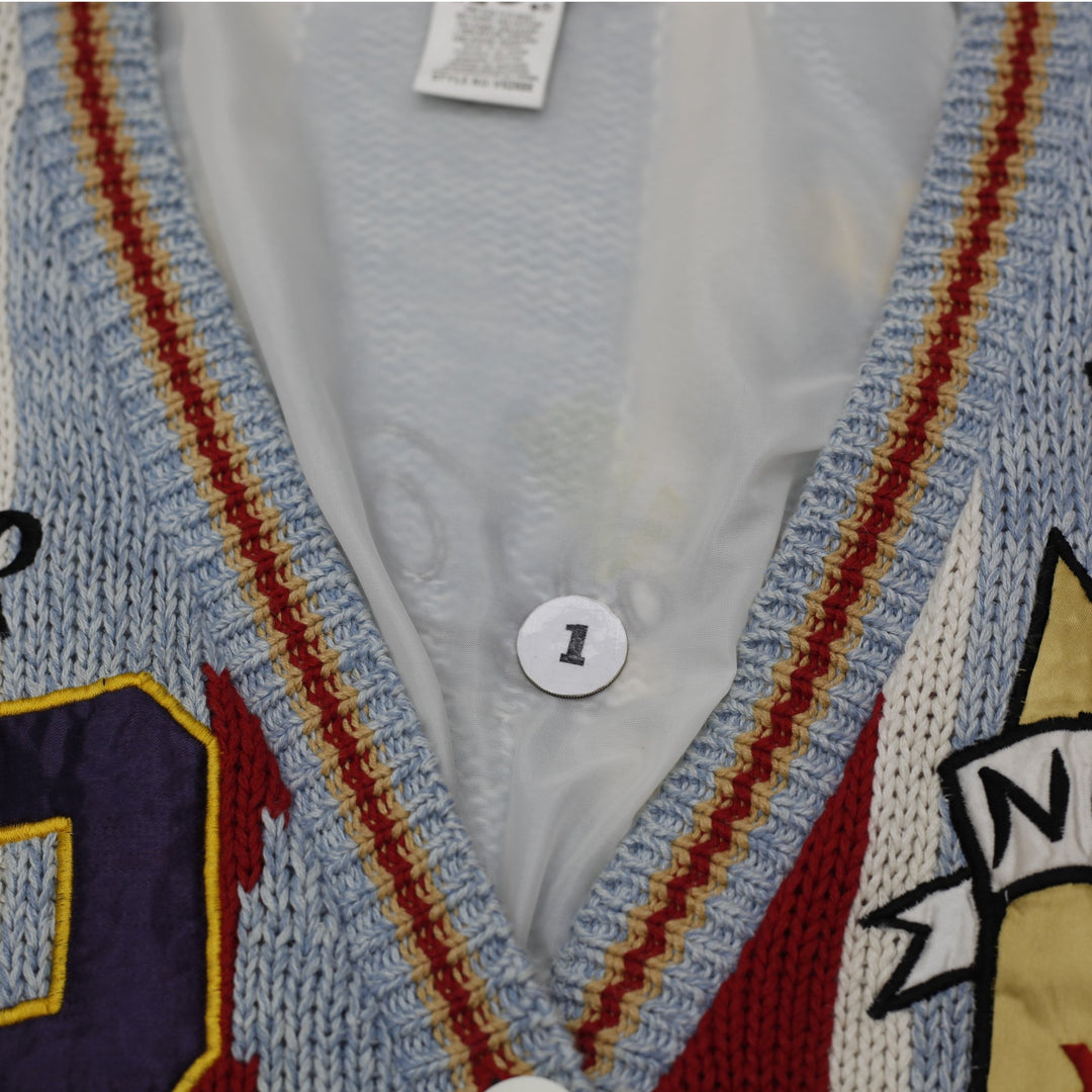 NO! JEANS Vintage 60s All Star Native Sweater Cardigan Lined Men Women One Size