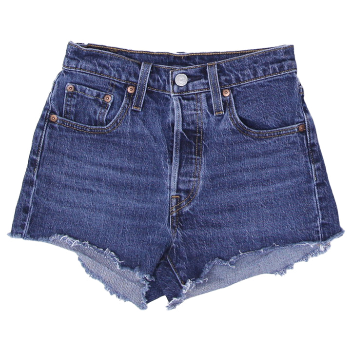 Ladies Levi's Waterless 501 Button Fly Denim Shorts