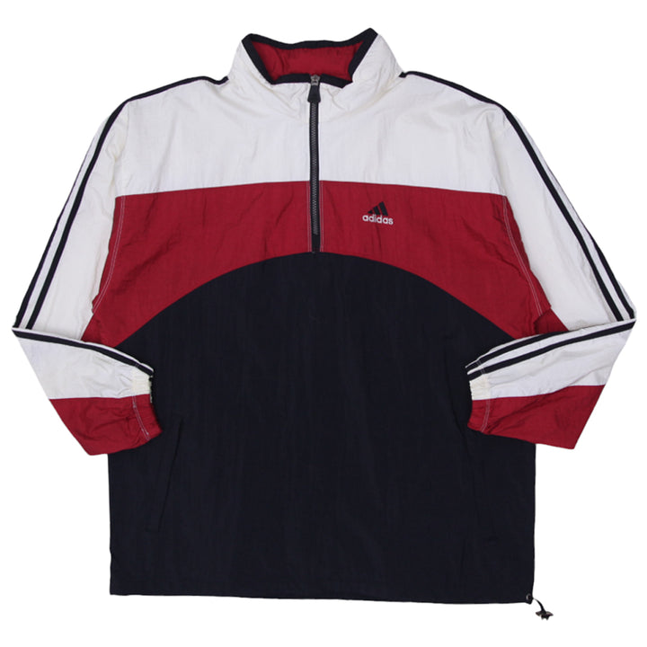 Vintage Adidas Embroidered Quarter Zip Windbreaker Jacket L - Fashion Rerun Vintage Migration_Jacket