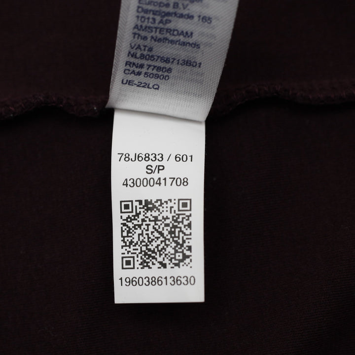 Mens Tommy Hilfiger Maroon Embroidered Logo Polo T-Shirt  Size S