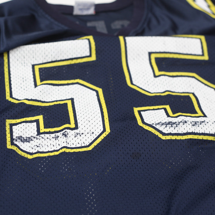 Vintage Apex One San Diego Chargers Seau 55 Football Jersey XXL - Fashion Rerun Vintage Migration_Jersey