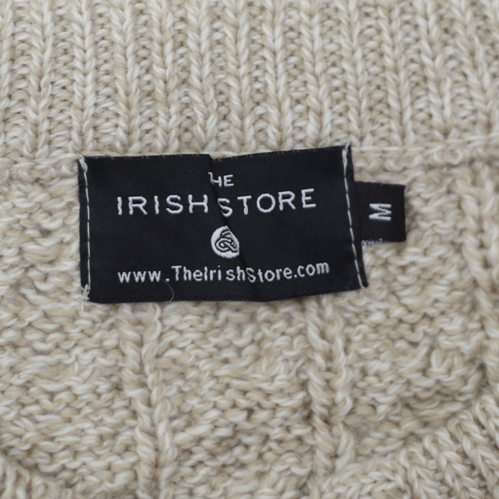 Vintage The Irish Store 100 % New Merino Knit Cardigan Sweater Ladies - Fashion Rerun Vintage Migration_Sweaters