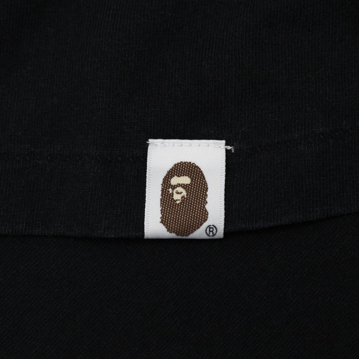 Mens A Bathing Ape Hand Drawn BAPE Logo Black T-Shirt  M | Migration_T-Shirts SW COLLECTION - Detail View | Fashion Rerun