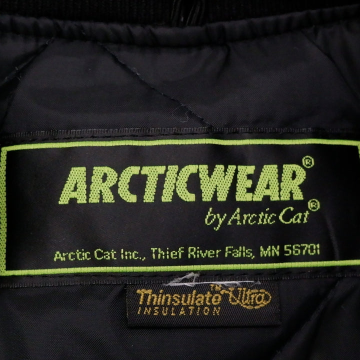 Vintage 90s Arctic Cat Jacket Thermal Lining Embroidery Design Jacket