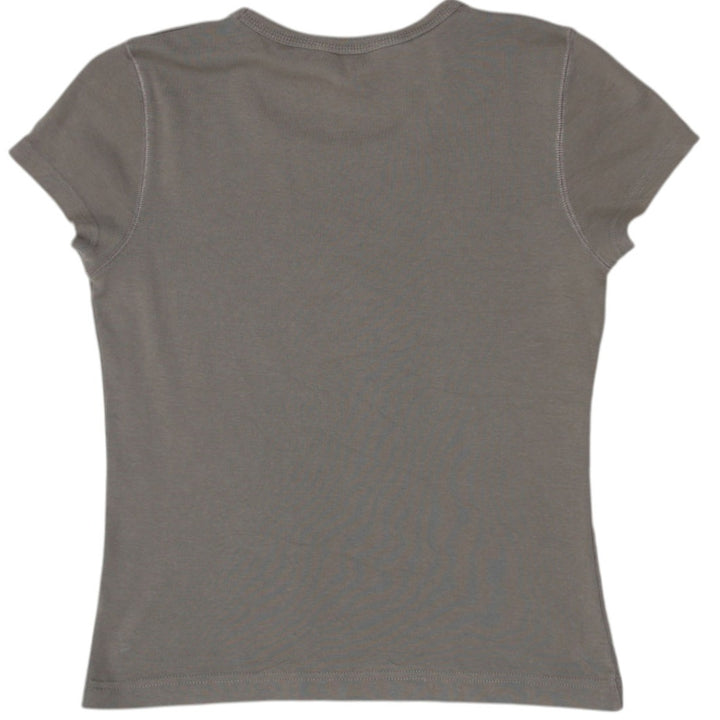 Y2K Ladies EDC by Esprit Cap Sleeve Graphic Tee Size M