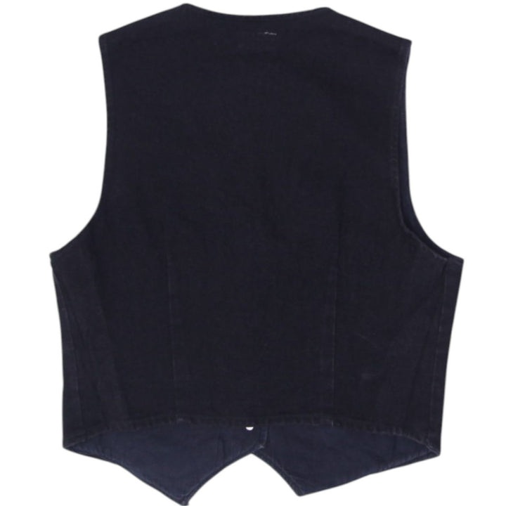 Ladies Guess Jeans Embroidered Floral Denim Vest