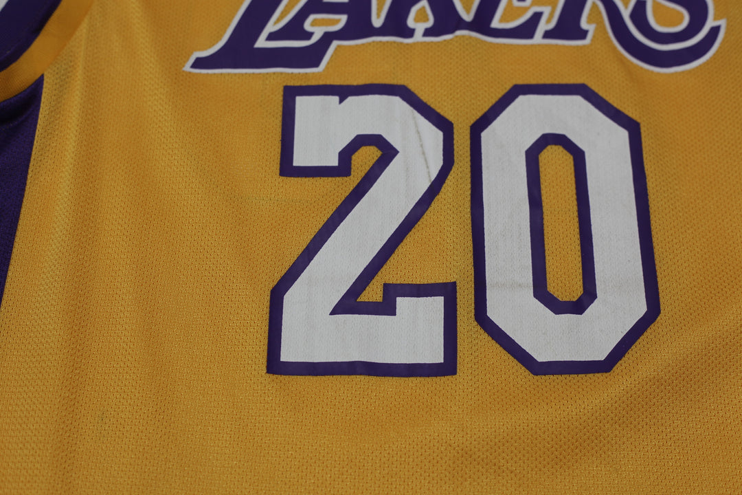 Vintage Gary Payton #20 Los Angeles Lakers Reebok NBA Jersey