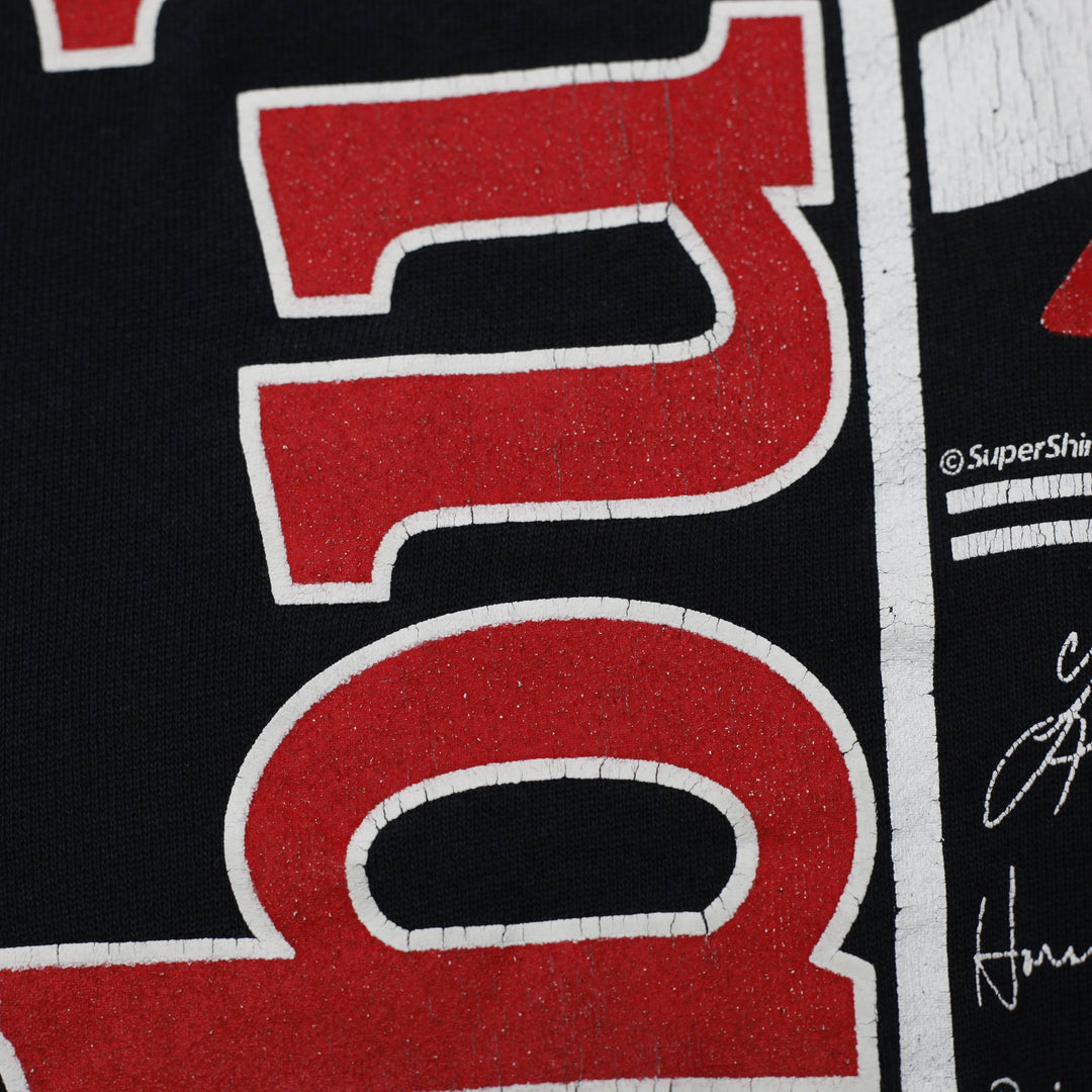 Vintage 1990s Chicago Bulls Roster Signature Sweatshirt Size Large Made In USA
