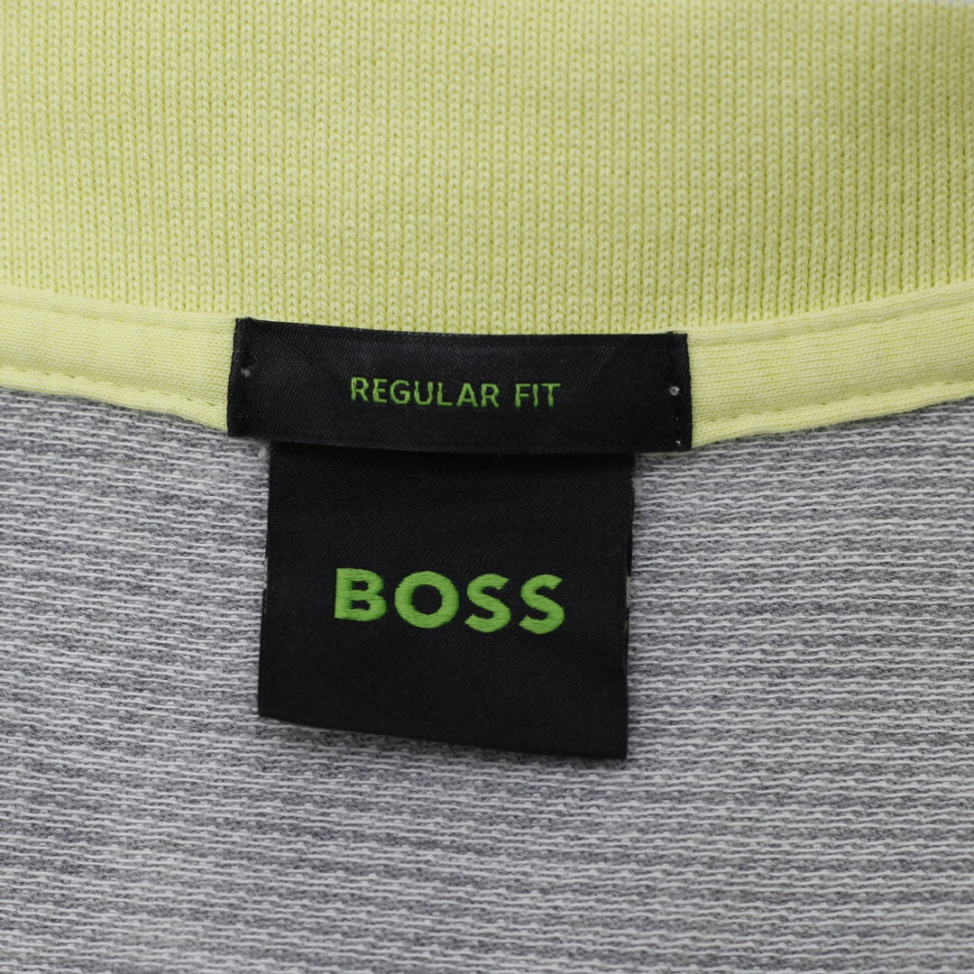 Mens Boss Regular Fit Gray Polo T-Shirt Size S