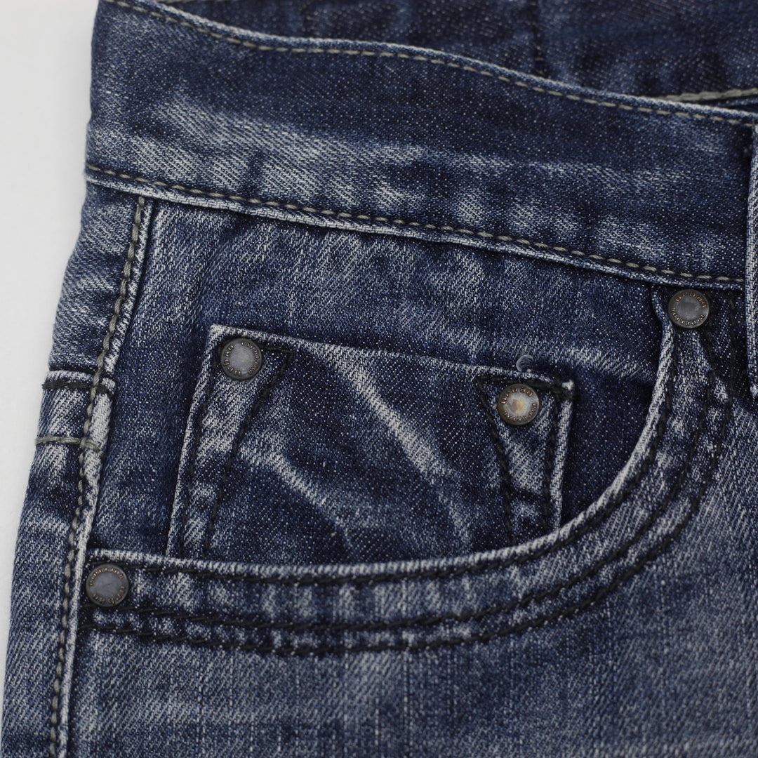Y2K Mens Urban Pipeline Longline Denim Jorts Size 32