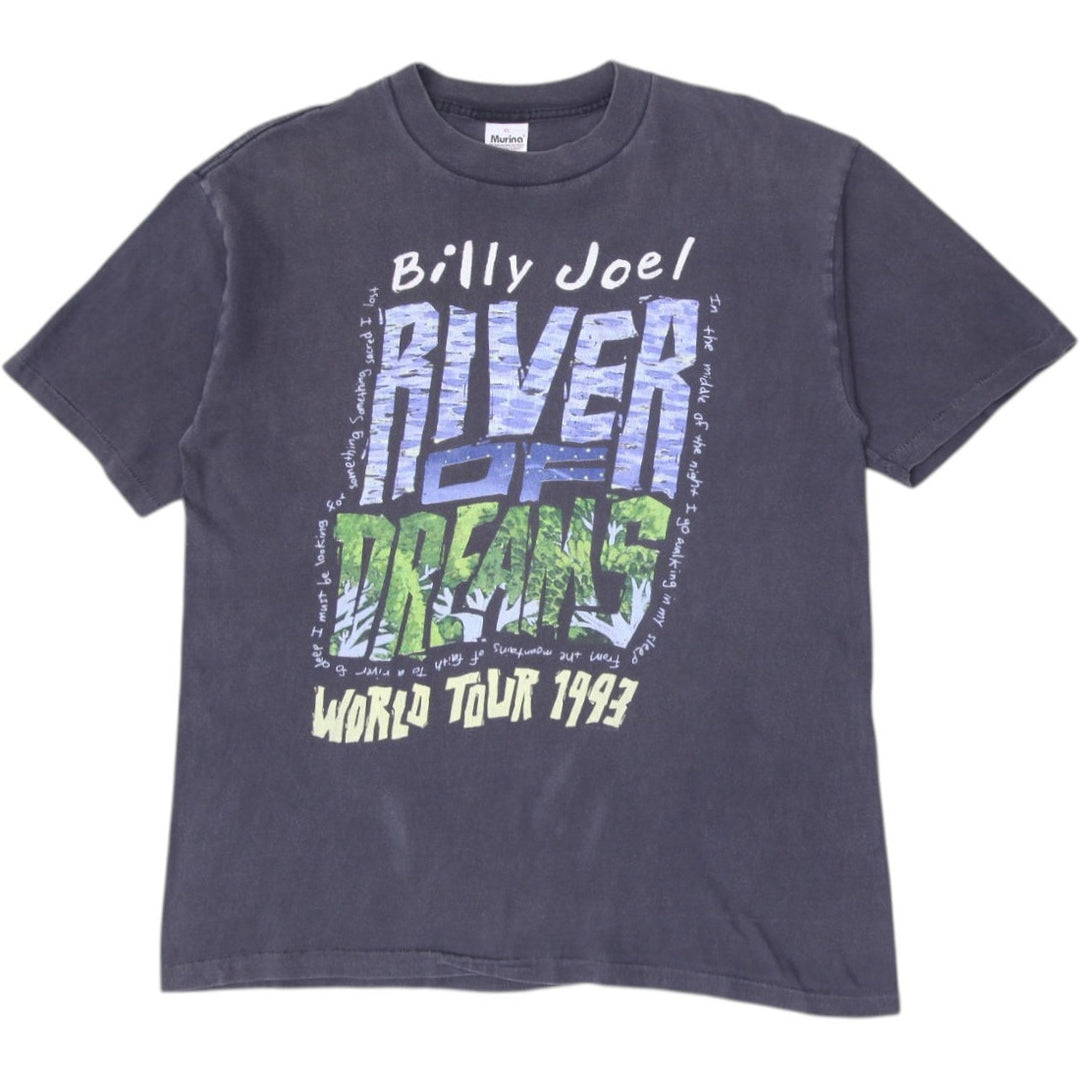 Vintage 1993 Billy Joel River of Dreams World Tour T-Shirt Made In USA XL | Migration_T-Shirts | Fashion Rerun