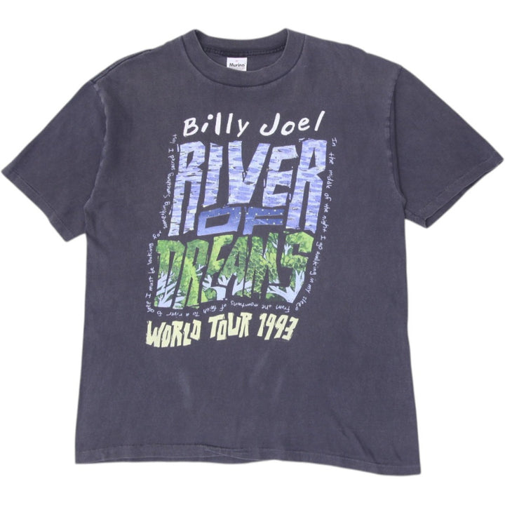 Vintage 1993 Billy Joel River of Dreams World Tour T-Shirt Made In USA XL | Migration_T-Shirts | Fashion Rerun